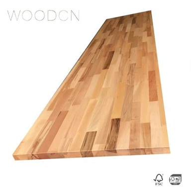 বিচ কাঠ কসাই ব্লক কাউন্টার শীর্ষ