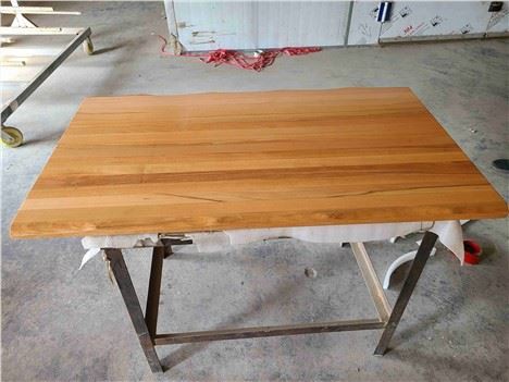 বিচ উড লাইভ এজ ডাইনিং টেবিল শীর্ষ