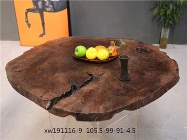 সলিড কাঠের রাউন্ড টেবিল শীর্ষ