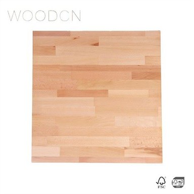 বিচ সলিড কাঠ কসাই ব্লক ডাইনিং টেবিল